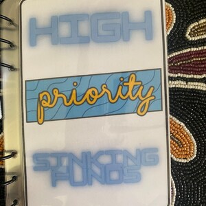 High Priority Sinking Funds