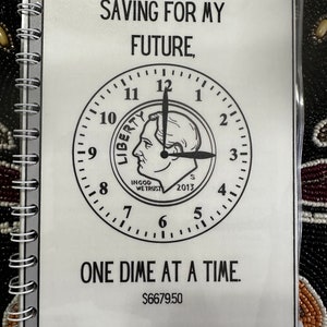 A Dime A Day Savings Challenge Book- Save 6679.50