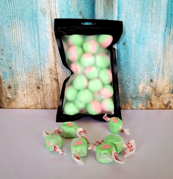 Freeze Dried Watermelon Salt Water Taffy Freeze Dried Candy Etsy