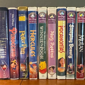 Vintage Walt Disney VHS Bundle w/ Rare BLACK DIAMOND Editions
