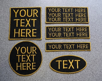 Personalised Embroidered Felt Patches