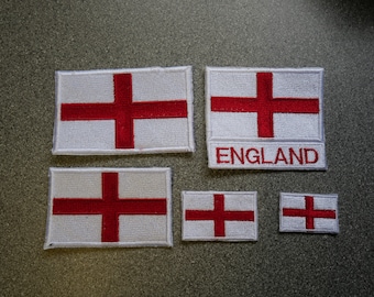 England Flag Embroidered Patch