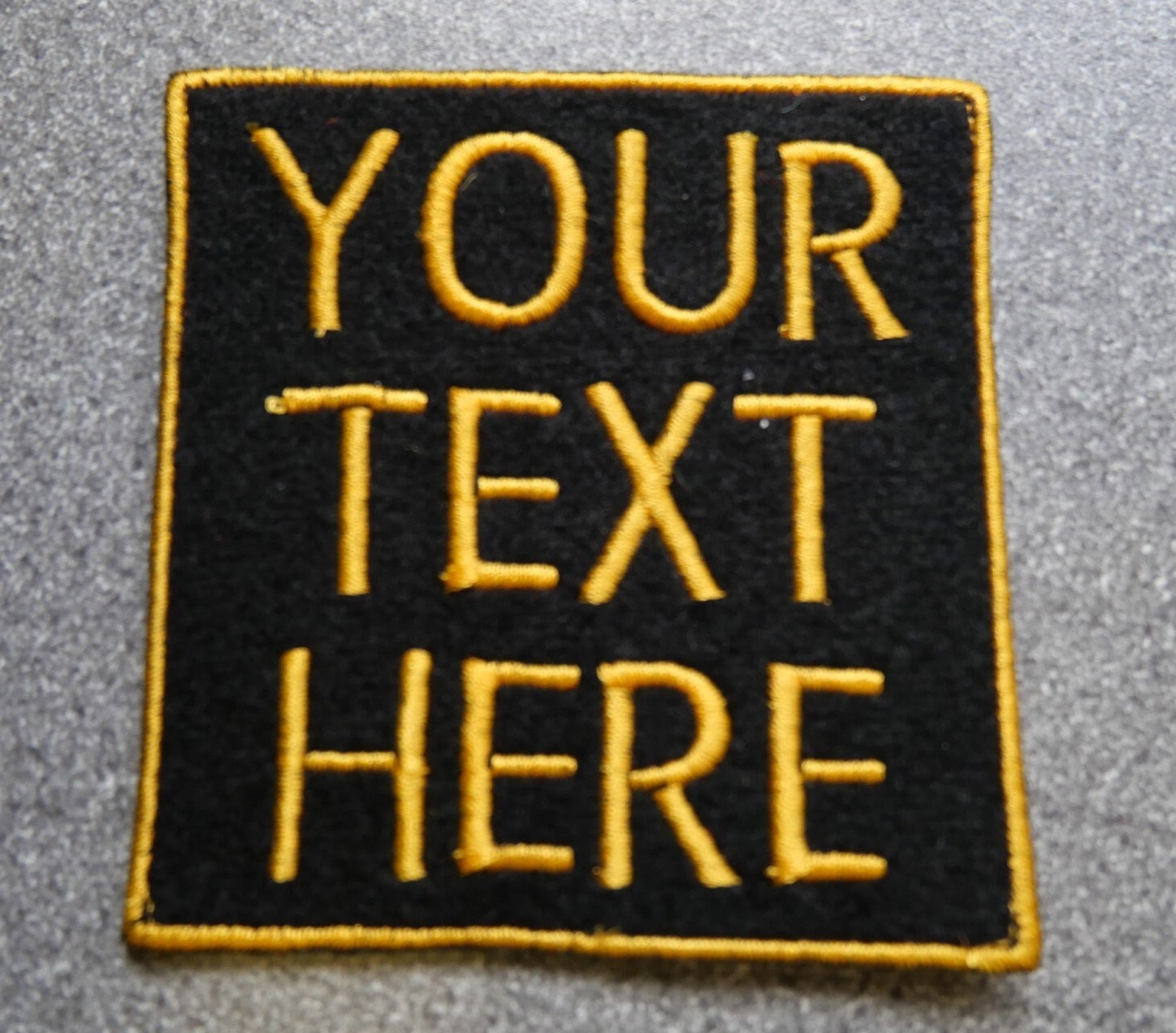 Personalised Embroidered Felt Patches Etsy UK