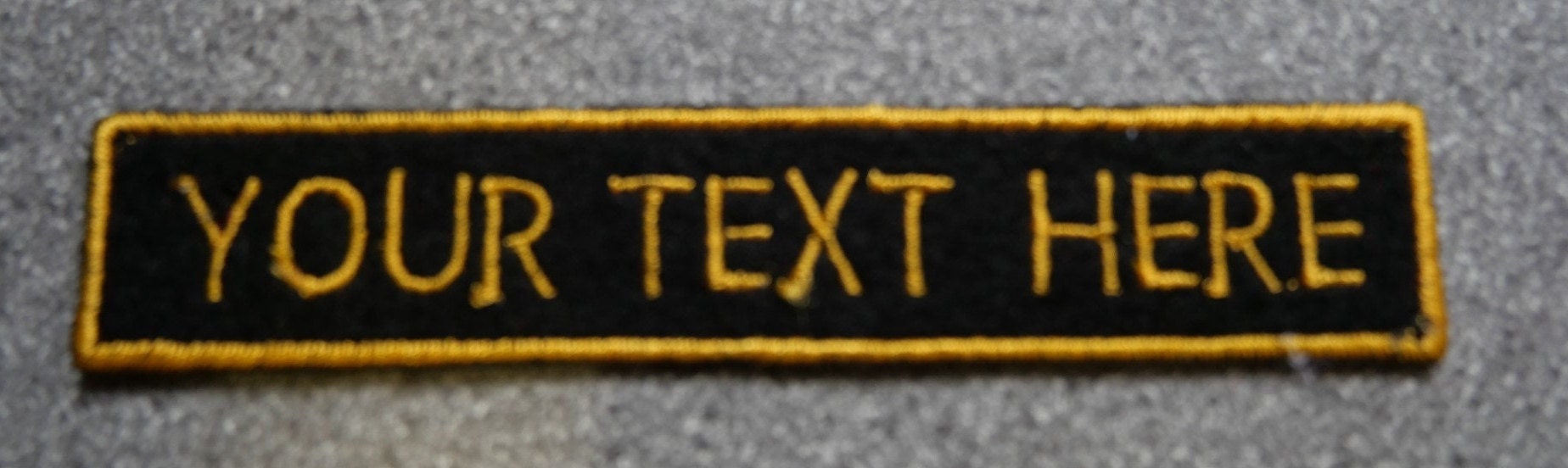 Personalised Embroidered Felt Patches Etsy UK