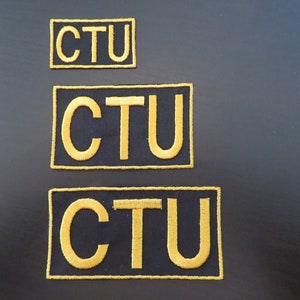 CTU Embroidered Patch (Counter Terrorist Unit)