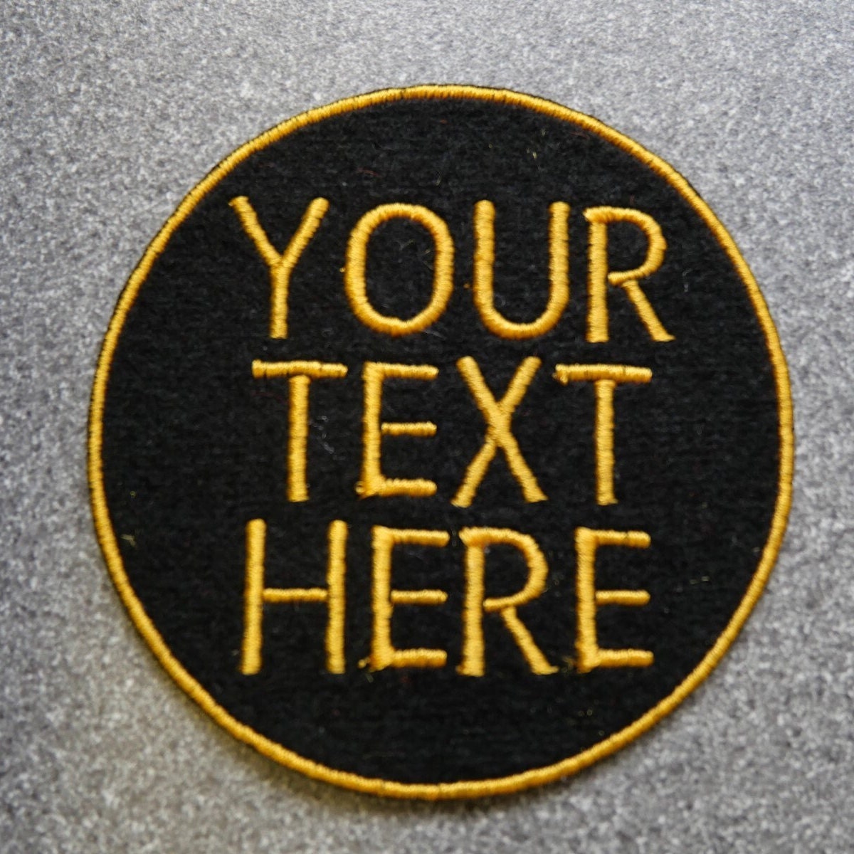 Personalised Embroidered Felt Patches Etsy UK