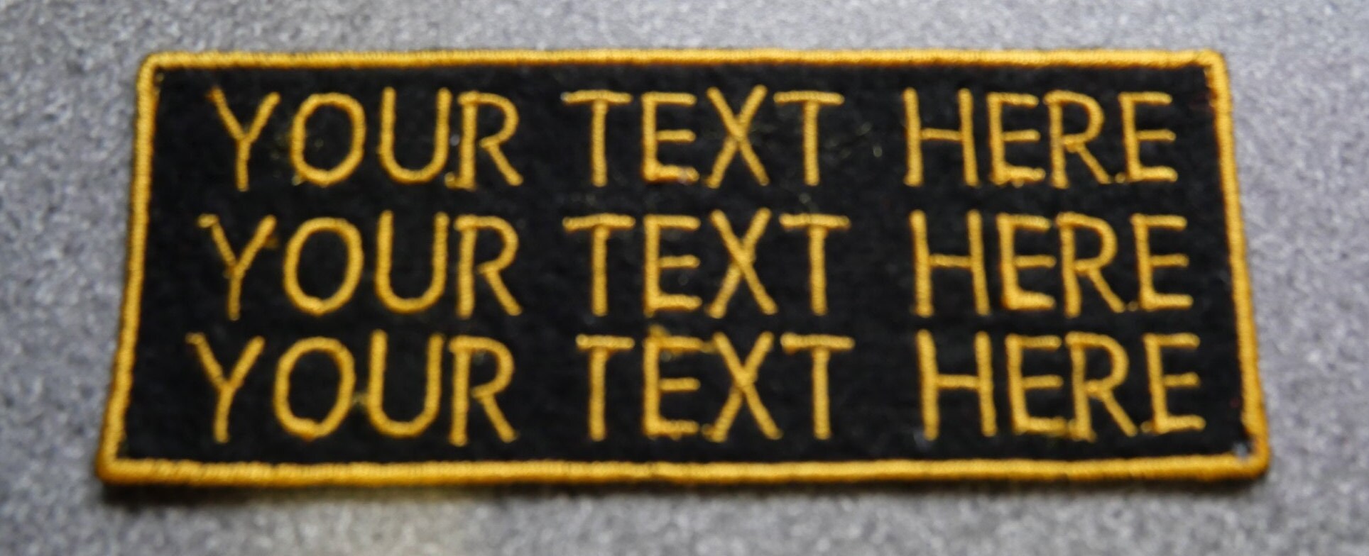 Personalised Embroidered Felt Patches Etsy UK