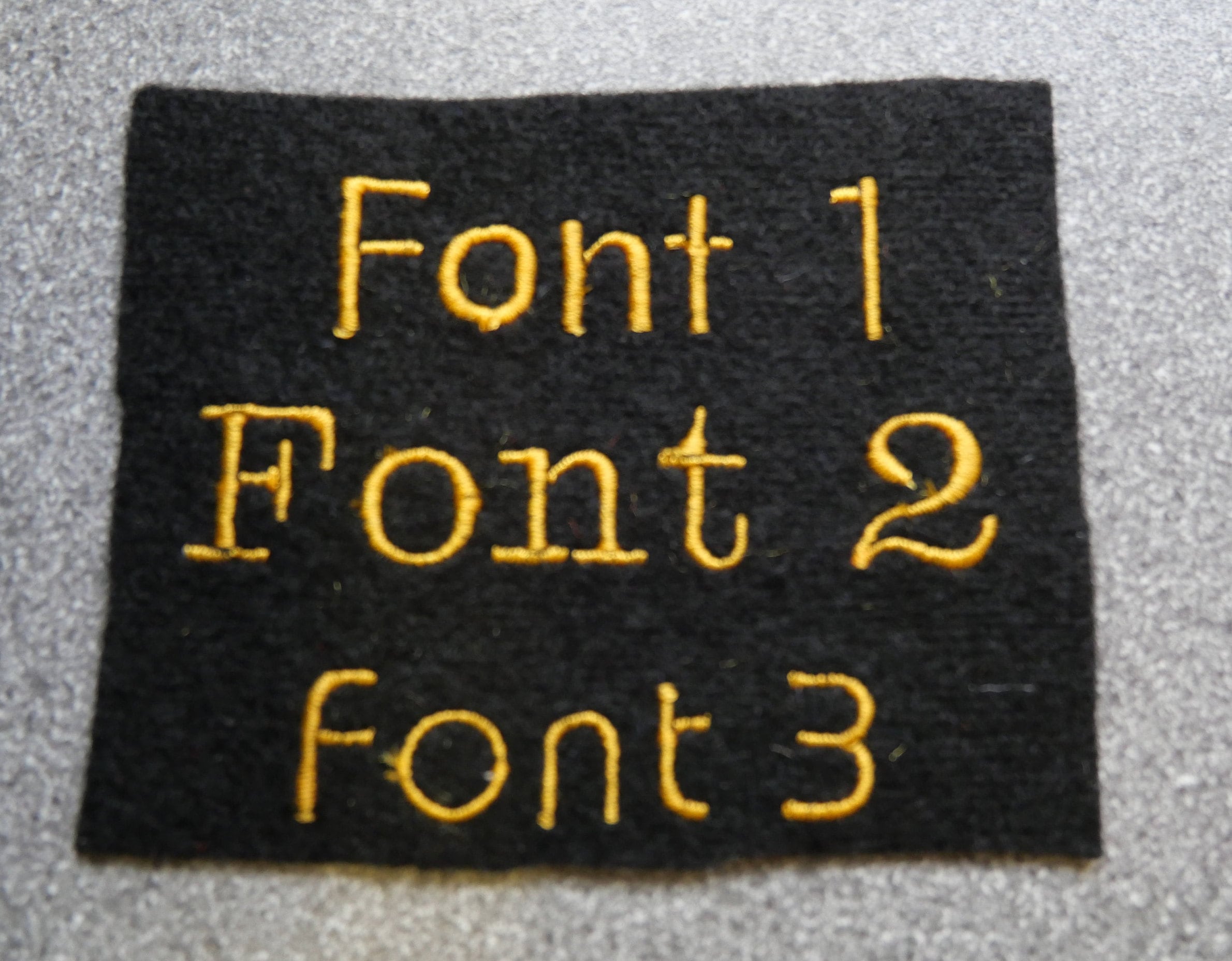 Personalised Embroidered Felt Patches Etsy UK