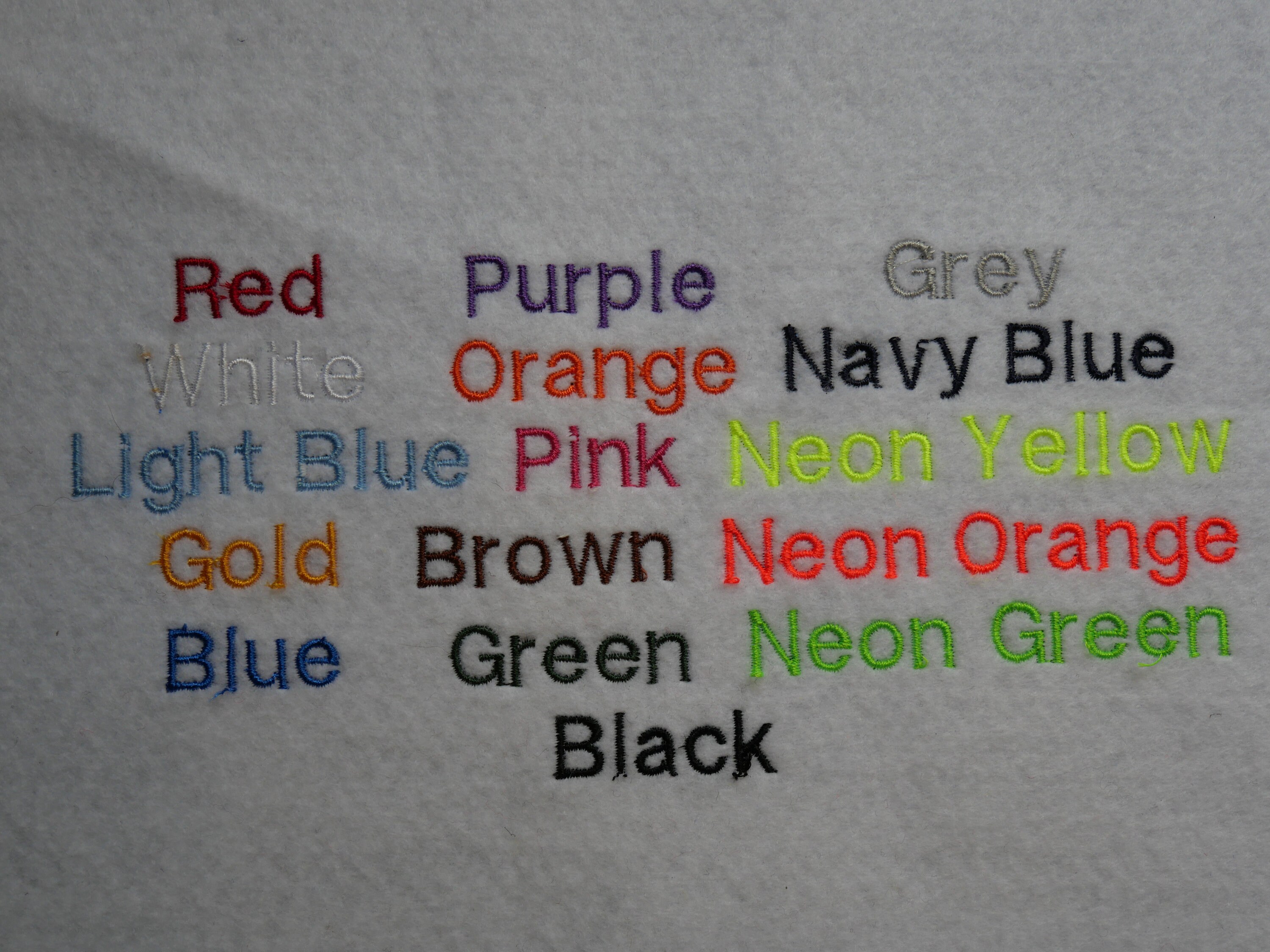 Personalised Embroidered Felt Patches Etsy UK