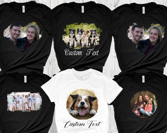 Photo T Shirt, Custom Photo Shirt, Your Image Here Shirt, Custom T-shirt, Custom Family Gift, Personalized Gift Ideas, Photo T-Shirt