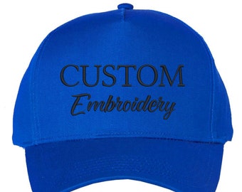 Personalizowana haftowana czapka, niestandardowe logo haftu, czapka Sorority Women, tata baseballisty, gadżety biznesowe, prezent urodzinowy, czapka 5-panelowa Twill