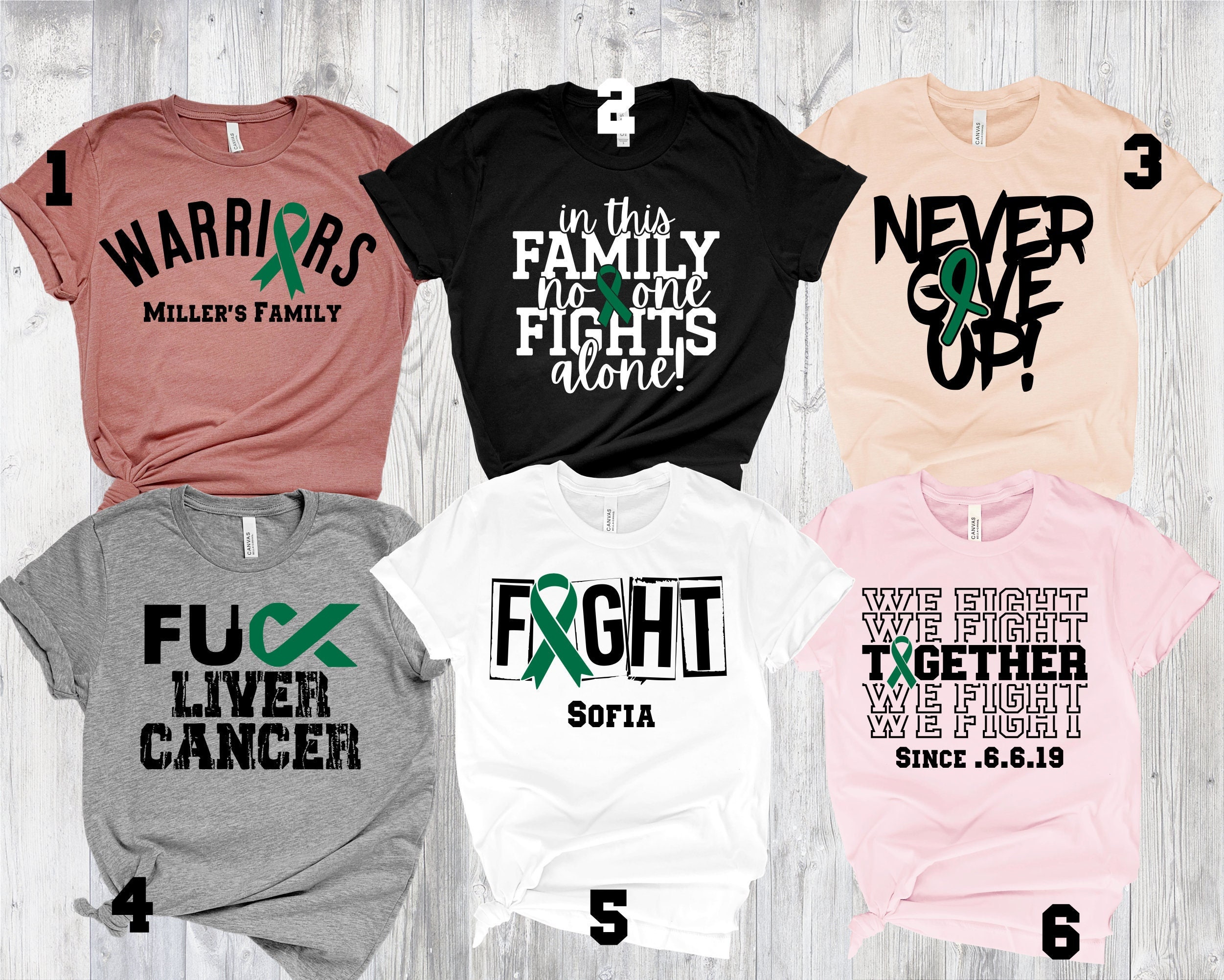 Liver Cancer Shirt Liver Cancer Awareness Day Emerald Green - Etsy