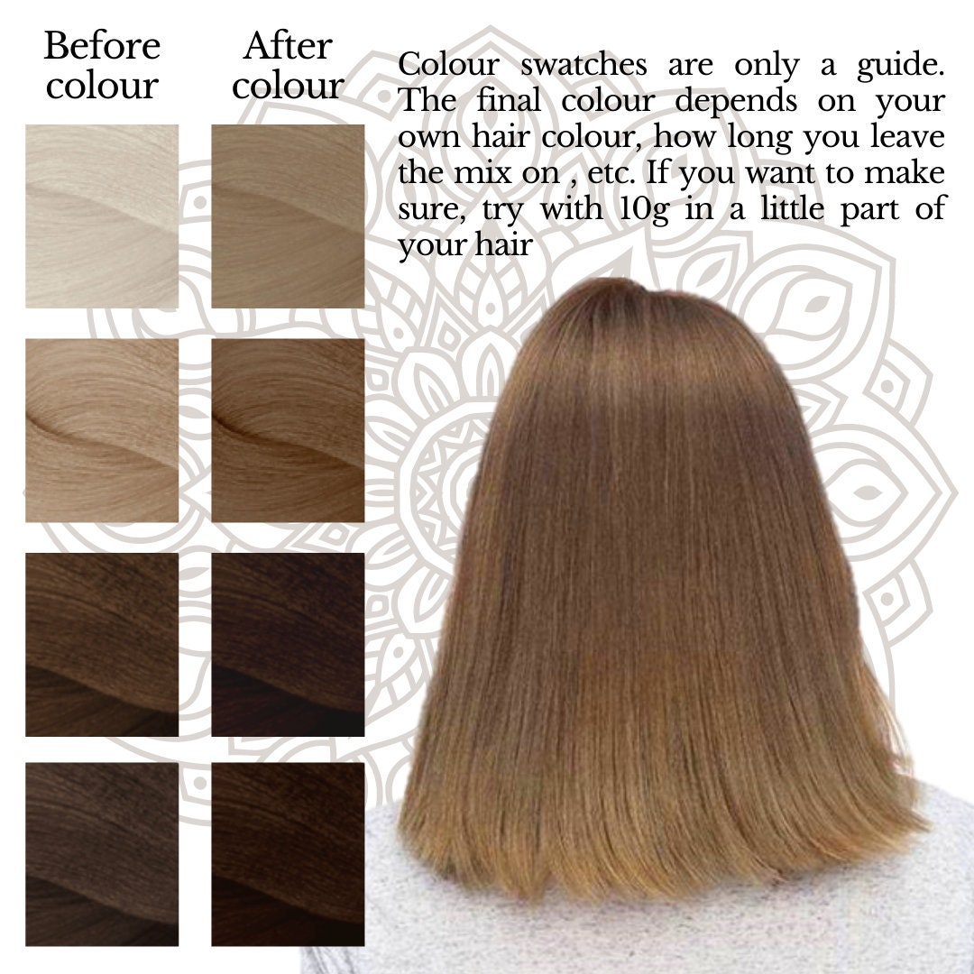 Cool Light Brown Hair Dye Hair Dye Herbal, Ayurvedic, 100 Natural