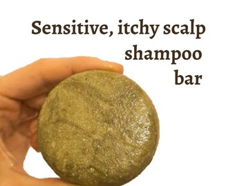 Shampoo bar - for sensitive / itchy / psoriasis / eczema / dandruff / oily - eco-friendly, zero-waste, vegan, cruelty-free, natural, organic