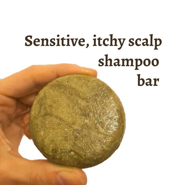 Shampoo bar - for sensitive / itchy / psoriasis / eczema / dandruff / oily - eco-friendly, zero-waste, vegan, cruelty-free, natural, organic