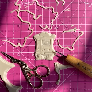 Lino stamps from my videos / handmade linocut / linoprinting