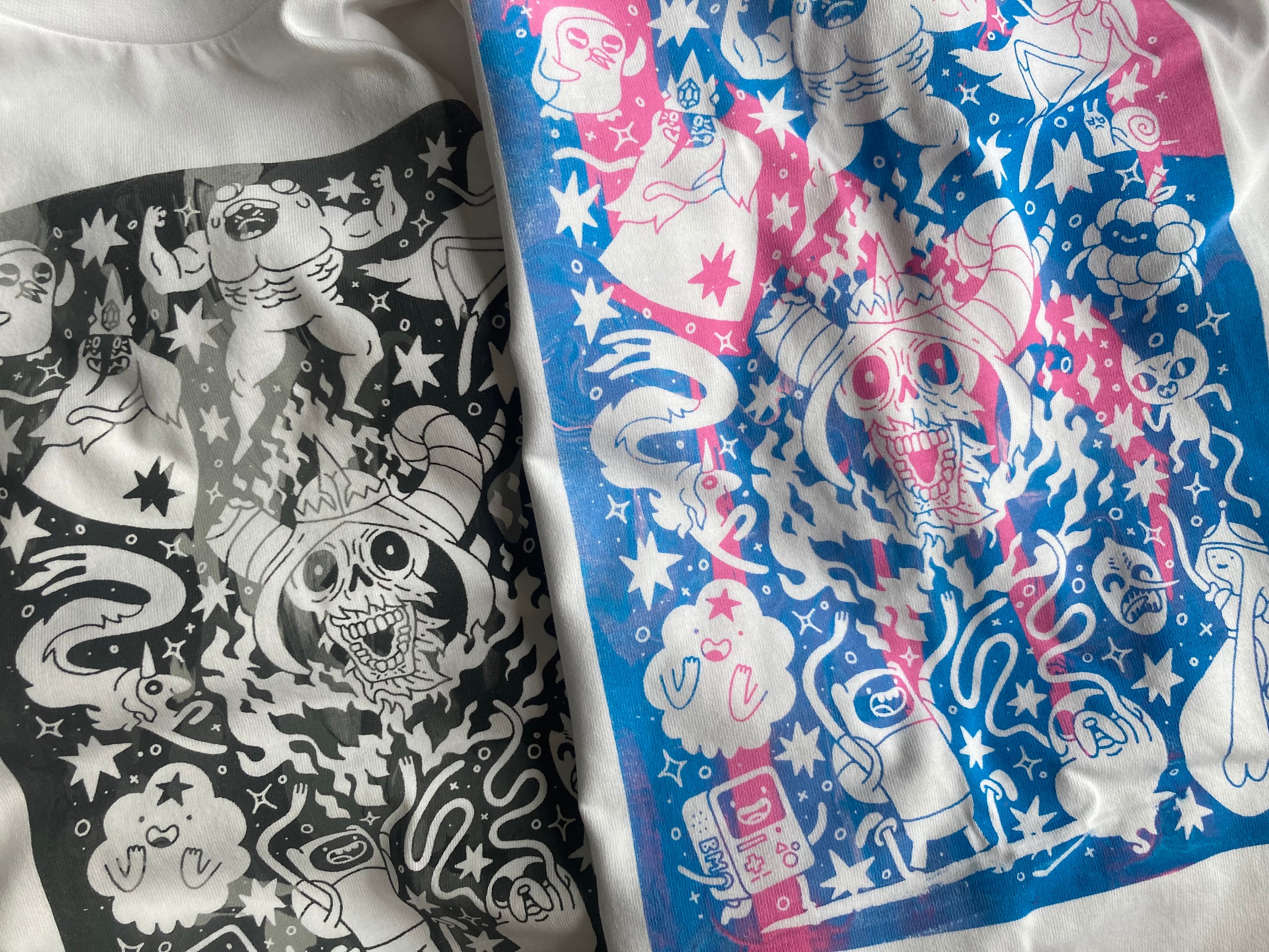 Oops Edition / Discounted Art Tee / Minor Flaws / handmade screen printed / 100% cotton/ t-shirt unisex