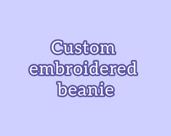 Custom Embroidered beanie