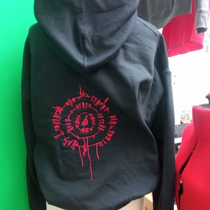 Vampirzeichen Sweatshirt-Stickerei Bild 1