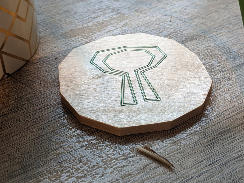 Wooden Old School Runescape Rune Coasters All Runes Available Etsy