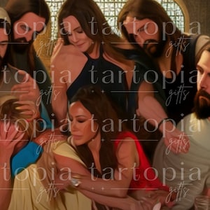RHOSLC The Last Supper in Bermuda Portrait Digital Download for Personal Use, Bravo Fans, Real Housewives of Salt Lake City Funny Bravo Gift