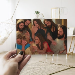 RHOSLC The Last Supper in Bermuda 6 x 4 postcard print, Bravo Fans, Real Housewives of Salt Lake City, Funny Bravo Gift, RHOSLC Merch