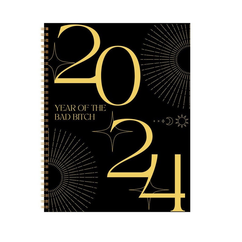 2024 Sweary Mystic Planner, Year of the Bad Bitch, Girl Boss, Sweary