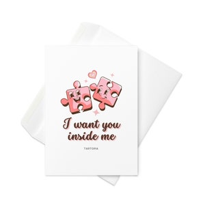 Funny Valentines Card for Husband, Boyfriend Valentines Day Card, Funny Valentine, Suggestive Gift, Love Greeting, Greeting Card, Adult Gift