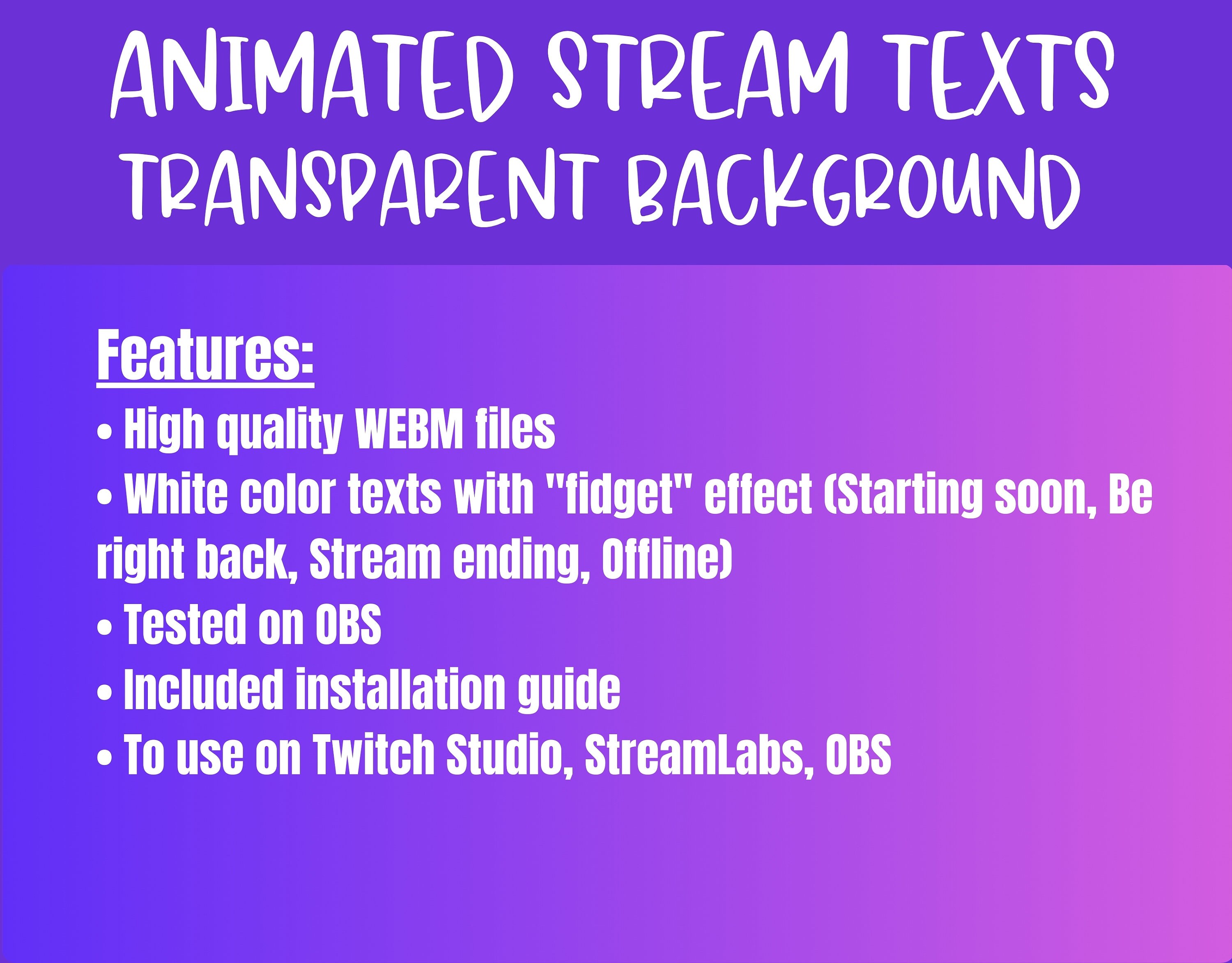 Animated Hand Drawn Hearts Wiggle Stream Screen Texts Starting Soon, Be ...