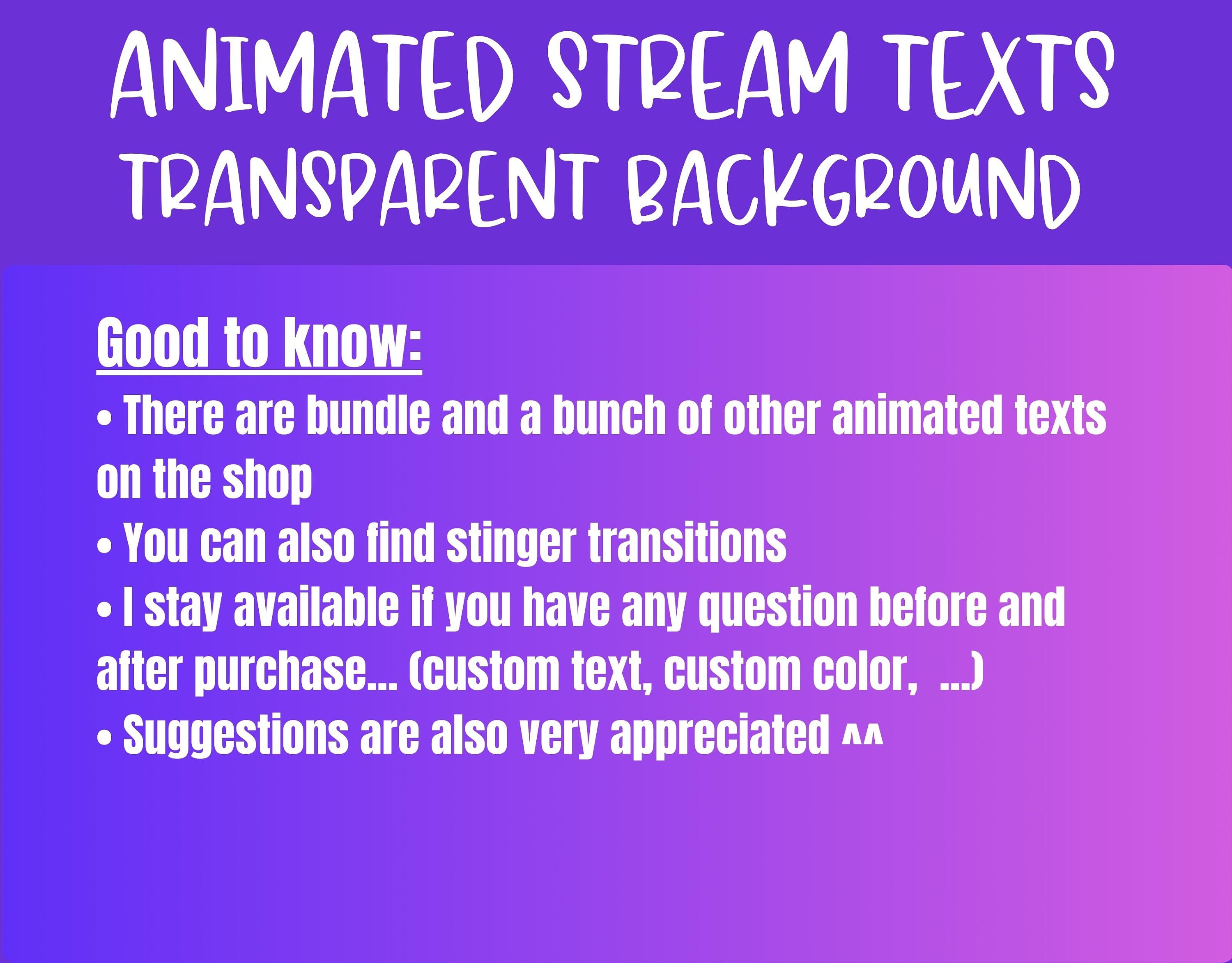 Animated Hand Drawn Hearts Wiggle Stream Screen Texts Starting Soon, Be ...