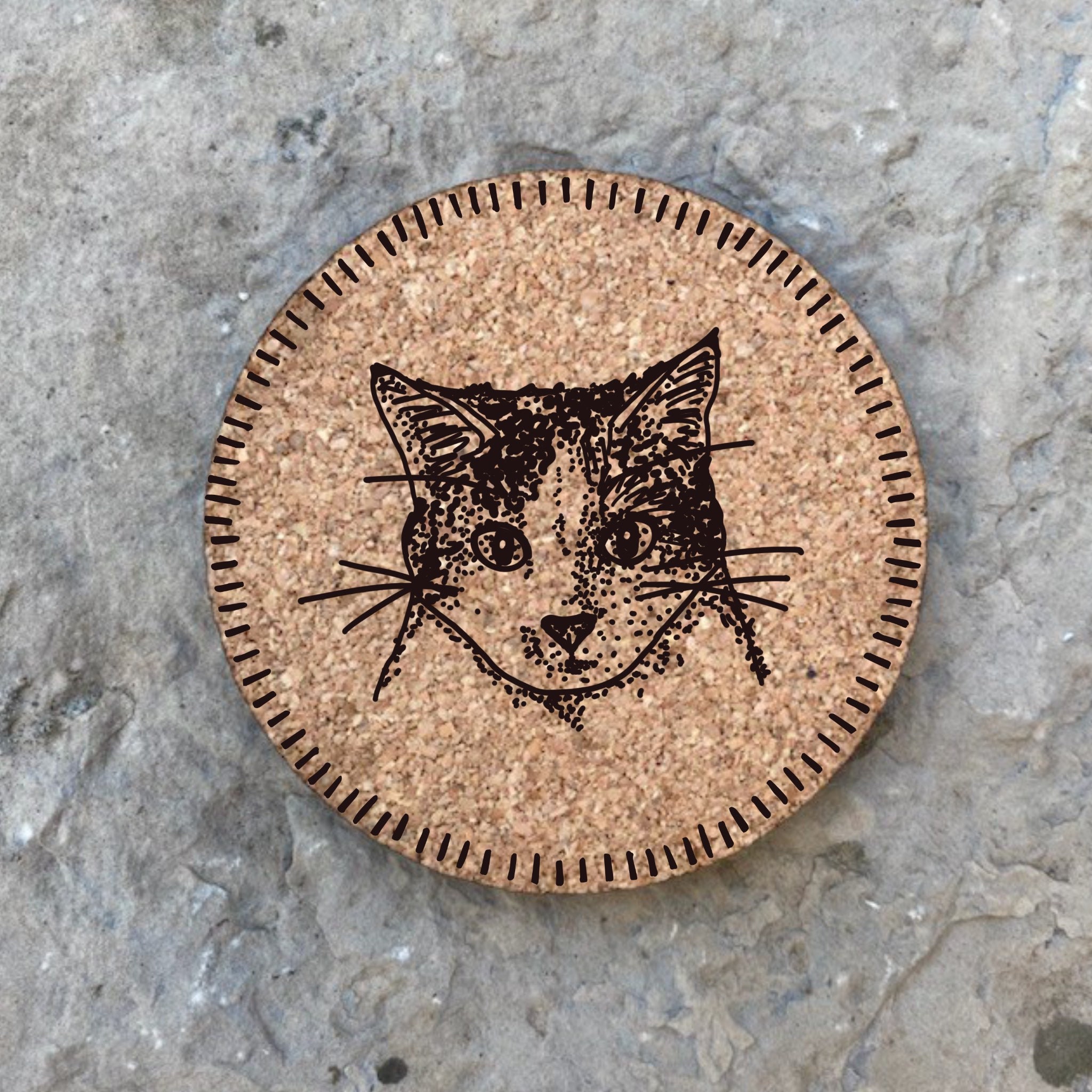 Angel Cat Coasters, Coaster Set