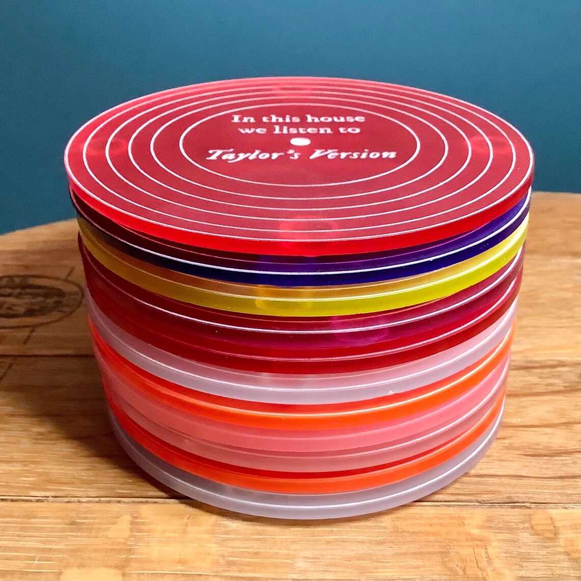 Taylor Swift Albums Acrylic Coaster Set Coasters for Etsy