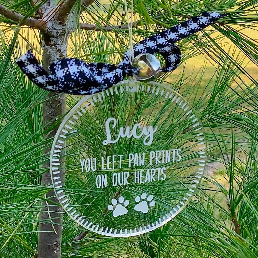 Pet Memorial Christmas Ornaments Pet Remembrance Ornaments Etsy