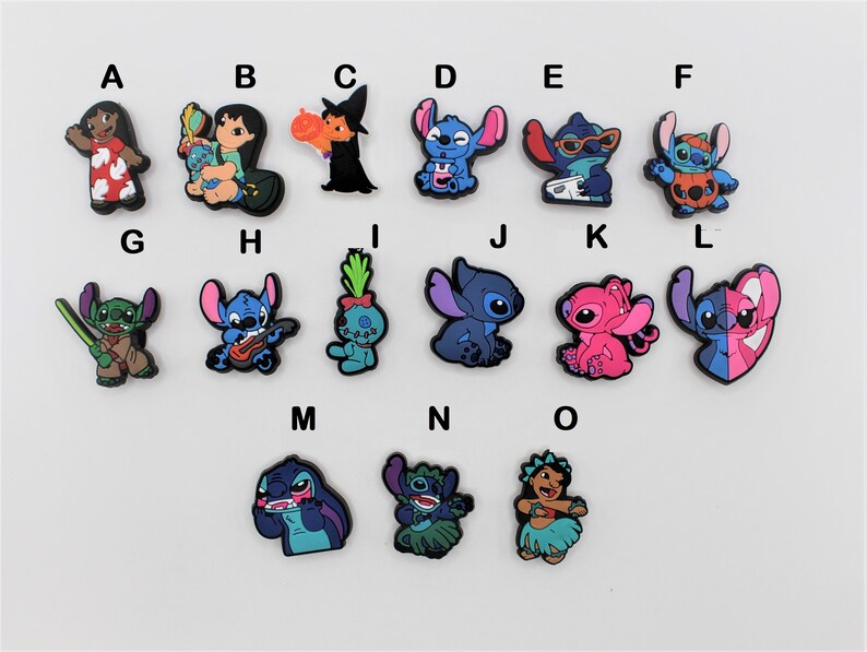 Lilo and Stitch Crocs Charms Stitch and Angel Shoe Charms Etsy
