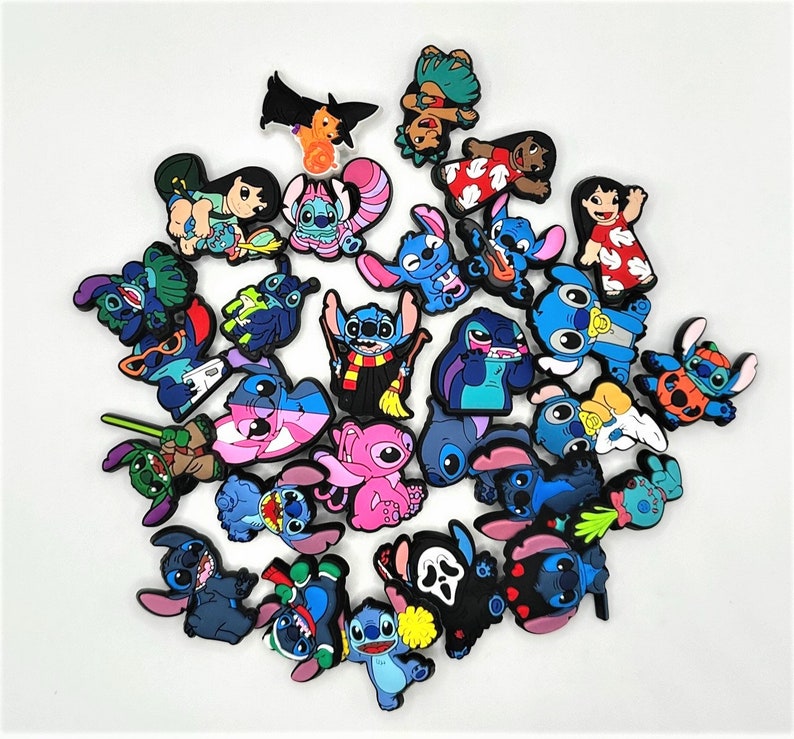 Lilo and Stitch Crocs Charms Stitch and Angel Shoe Charms Etsy