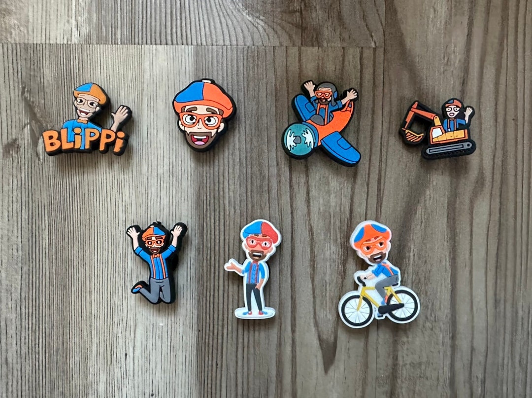Blippi Croc Charms for Kids Croc Charms for Kids Cartoon Etsy