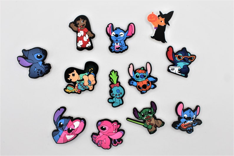 Lilo and Stitch Crocs Charms Stitch and Angel Shoe Charms Etsy