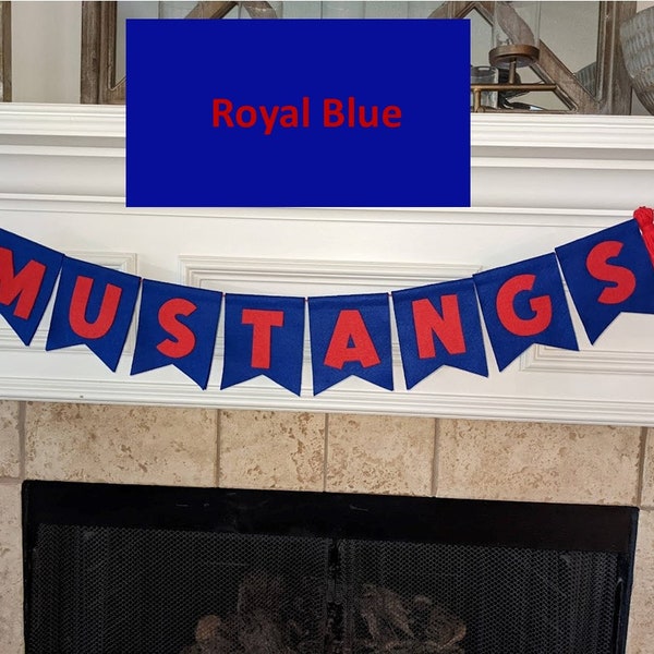 Southern Methodist, Mustangs, felt banner, graduation gift, photo booth, senior board, college, horse party
