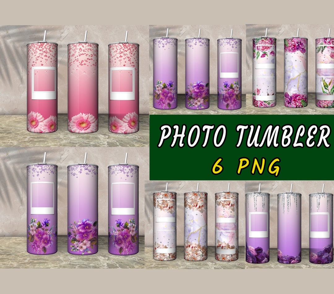 Photo Tumbler Design Picture Tumbler Wrap Flower Tumbler Sublimation