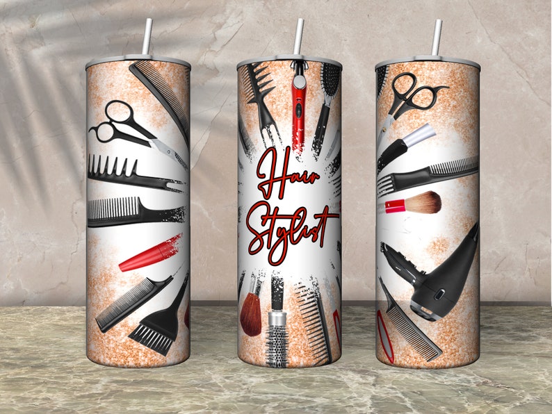 Hairstylist Tumbler Wrap Hair Whisperer Tumbler PNG Hairdresser Tumbler Design Hair Hustler
