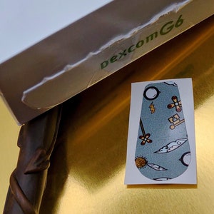 Wizards Castle Pattern Dexcom Decal