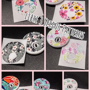 Libre 3 Spring Pattern Patches