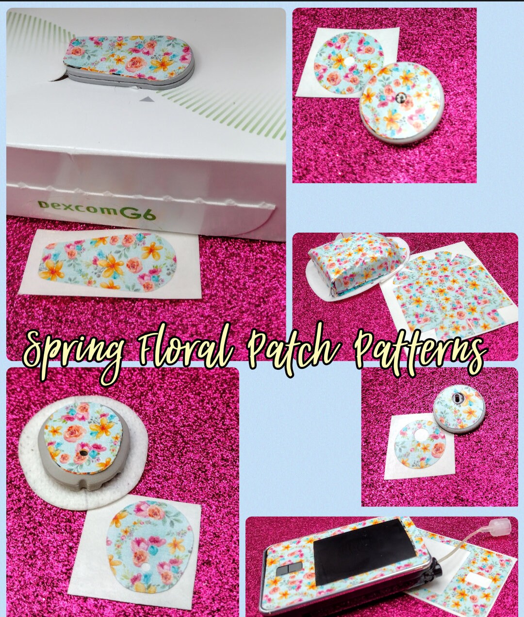 Patching Picture Spring Spring Floral Patch Pattern - Etsy