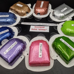 Solid &quot;Glitter&quot; Omnipod Patch