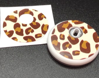 Leopard Print Patch Freestyle Libre 3 Decal