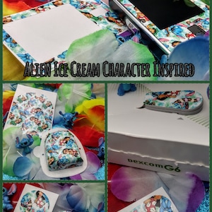 Character Inspired &quot;Alien Ice Cream&quot; Pattern Decal