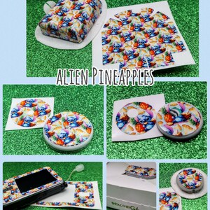 Character Inspired &quot;Alien Pineapple&quot; Pattern Decal