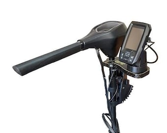 Troll & Find black and yellow side mount only for Humminbird, Garmin and Lowrance fish finders.