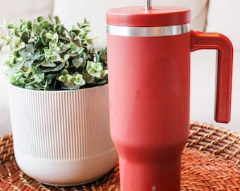 12" Stainless Steel Metal Straw | Extra-Long Drinking Straw | For 40oz Reusable Tumblers (Stanley, Hydrapeak and more)