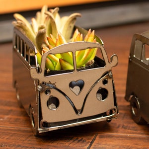 Vintage Bus Planter | Van | Home Decor | Plants | CNC Plasma | Flower Planter | Gift | VW | Indoor Plant |